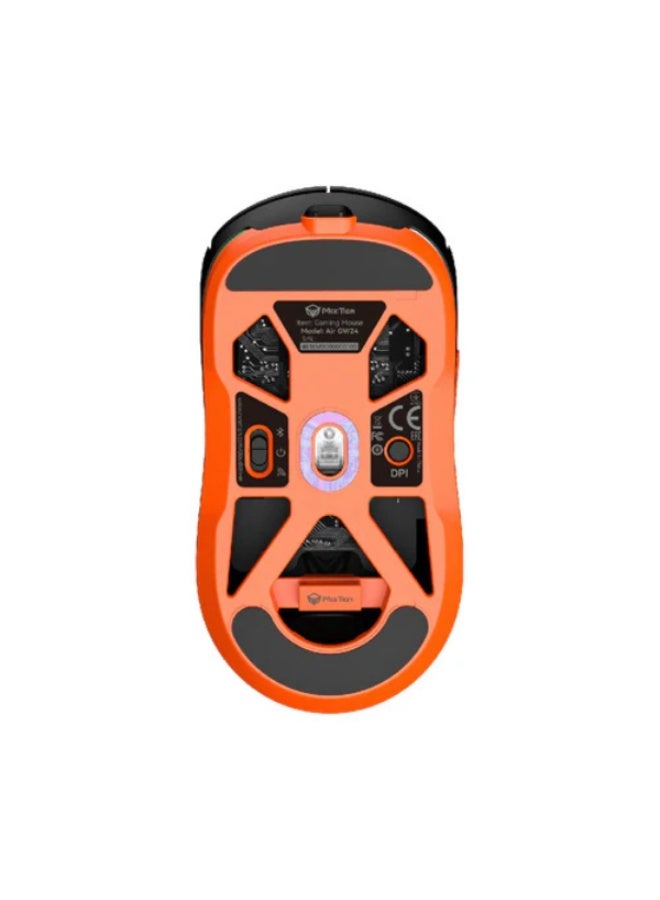 ميشين ماوس ألعاب لاسلكي Meetion GW24 خفيف الوزن من سلسلة Air، ثلاثي الأوضاع (Tri-Mode)، مع إضاءة RGB - Image 2